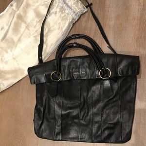 Bimba & Lola Leather cross body bag (large)